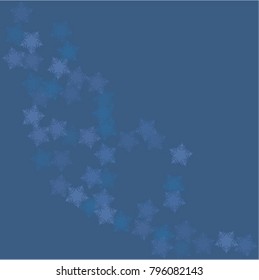 Snowflake dark which consists of isolated elements. Stylish, consist of beautiful elements in snowflake dark. Can be used as print, wallpaper, cards, poster, logo, background