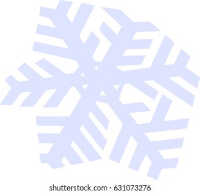 Snowflake Decorative Asymmetric