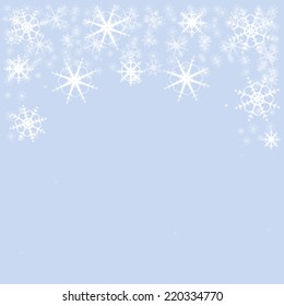snowflake decorative christmas background