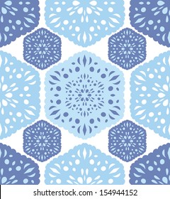 Snowflake decorative pattern
