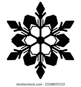 snowflake designs, perfect for winter projects, holiday decorations, and seasonal creativity. sophistication and natural beauty to any design. Vector Illustration Concept.