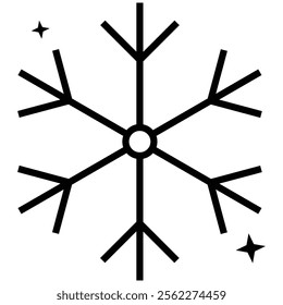 snowflake designs, perfect for winter projects, holiday decorations, and seasonal creativity. sophistication and natural beauty to any design. Vector Illustration Concept.