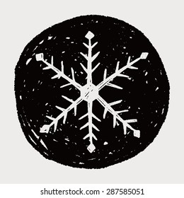 snowflake doodle