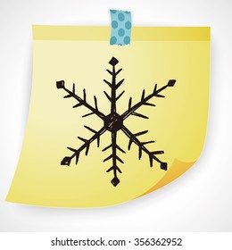 snowflake doodle