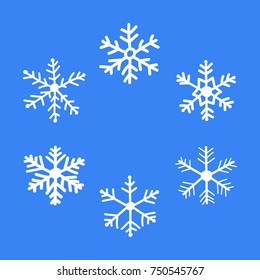 Snowflake Doodle Set Collection