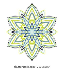 Snowflake is an essential element for celebrating the New Year and Christmas.