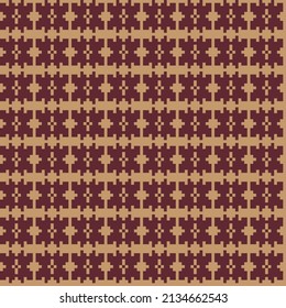 Snowflake fair isle pattern design for fashion textiles, knitwear and graphics