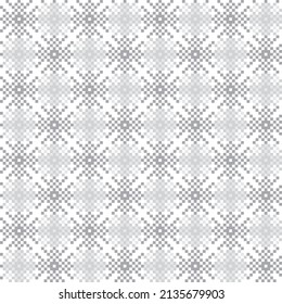 Snowflake fair isle pattern design for fashion textiles, knitwear and graphics