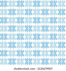 Snowflake fair isle pattern design for fashion textiles, knitwear and graphics