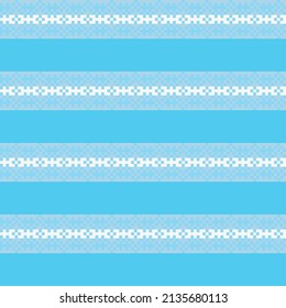 Snowflake fair isle pattern design for fashion textiles, knitwear and graphics