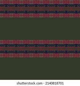 Snowflake fair isle pattern design for fashion textiles, knitwear and graphics. Elements interchangeable.
