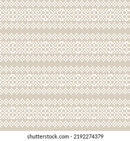 Snowflake fair isle pattern design for fashion textiles, knitwear and graphics