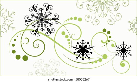 snowflake flourish