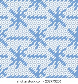 Snowflake in folk art, seamless pattern.Bright festive background.