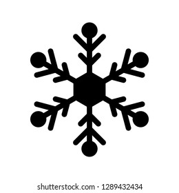 snowflake glyph icon