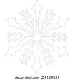 Grises de copo de nieve con fondo transparente