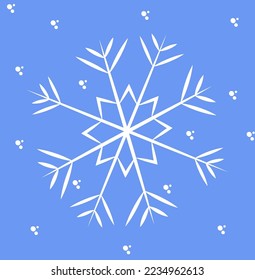 Snowflake Happy New Year 2023