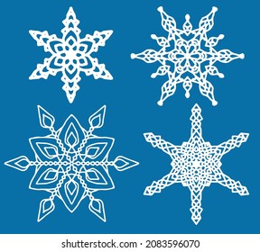 Schneeflocken glücklich neues Jahr Winter