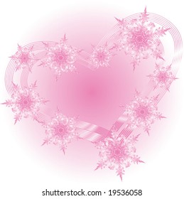 Snowflake heart