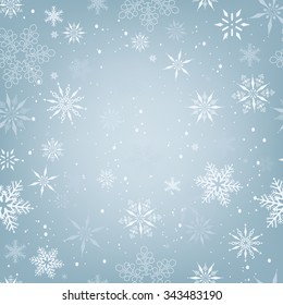 Snowflake holiday pattern