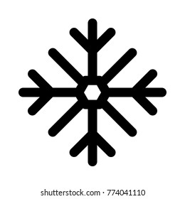 Snowflake or ice crystal
