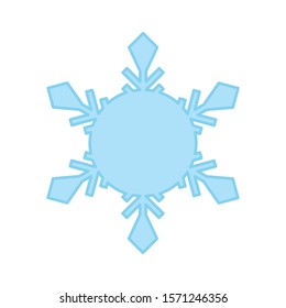 Snowflake Icon for Christmas Time