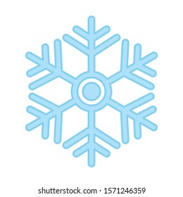 Snowflake Icon for Christmas Time