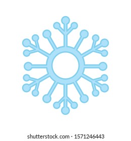 Snowflake Icon for Christmas Time