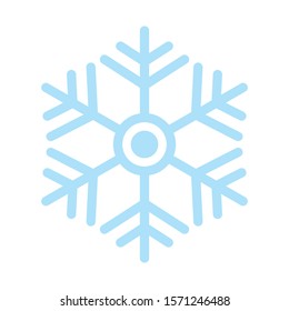Snowflake Icon for Christmas Time