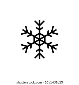 Icono de copas de nieve de Navidad e icono de invierno