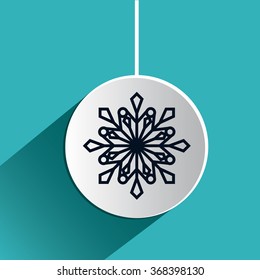 snowflake icon design 