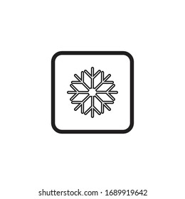 snowflake icon design vector illustration