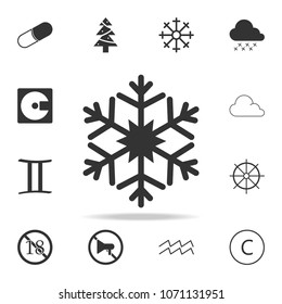 snowflake Icon. Detailed set of web icons. Premium quality graphic design. One of the collection icons for websites, web design, mobile app on white background