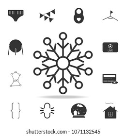 snowflake Icon. Detailed set of web icons. Premium quality graphic design. One of the collection icons for websites, web design, mobile app on white background