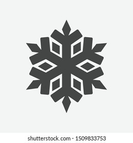 Snowflake Icon - Elements for Design Christmas and New Year