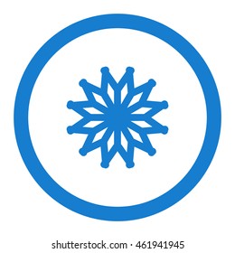 snowflake Icon, flat design style