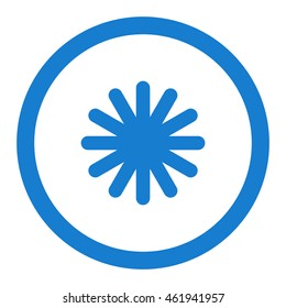 snowflake Icon, flat design style