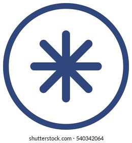 snowflake Icon, flat design style