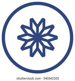 snowflake Icon, flat design style