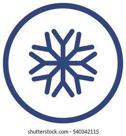 snowflake Icon, flat design style