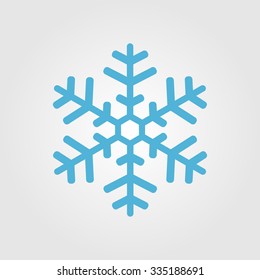 Snowflake Icon Graphic. 