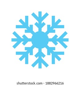 Icono de copo de nieve para proyectos de diseño gráfico