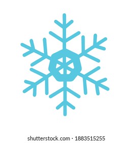 snowflake icon for graphic design projects