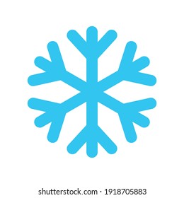 Icono de copo de nieve para proyectos de diseño gráfico
