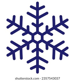Snowflake Icon graphic. Eps 10. Vector illustration.