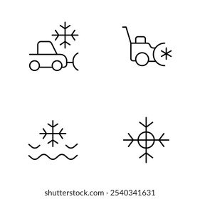 Schneeflocken-Symbol, Eisschnee, Wintersaison flaches Vektorsymbol und -grafik, grafischer, bearbeitbarer Strich. Geeignet für Website-Design, Logo, App, Vorlage und ui ux.
