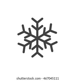 Snowflake icon illustration isolated vector sign symbol sign