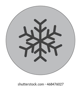 Snowflake icon illustration isolated vector sign symbol sign