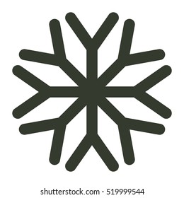 snowflake icon illustration isolated vector sign symbol
