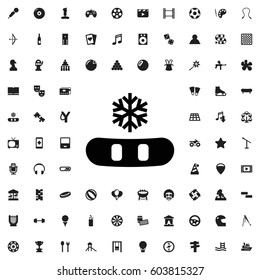 Snowflake icon illustration isolated vector sign symbol. entertainment icons vector set.